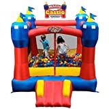 Blast Zone Magic Castle Inflatable Bounce House with Blower